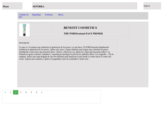 producto screenshot