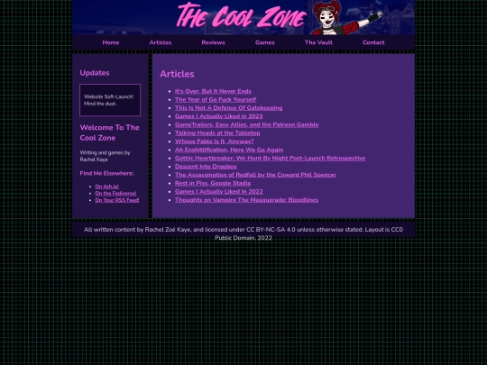 articles screenshot