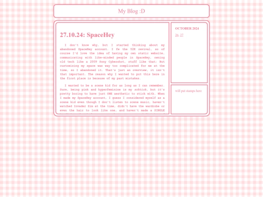 blogv1 screenshot