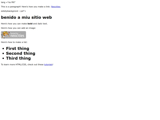 index screenshot
