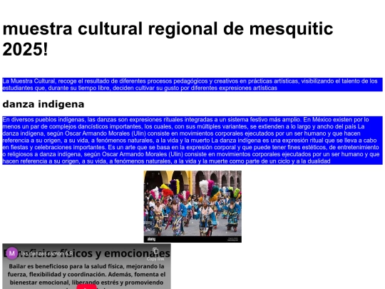 muestras screenshot