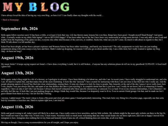 blog screenshot