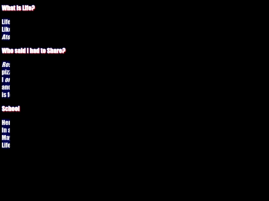 Poetry screenshot