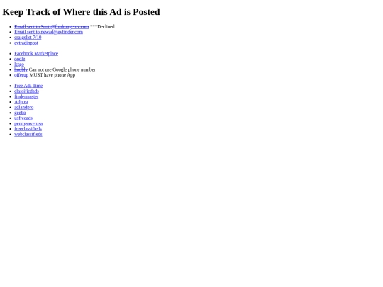 listings screenshot