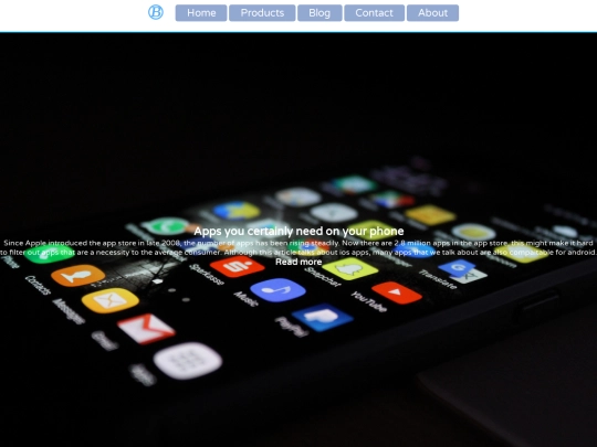 blog screenshot