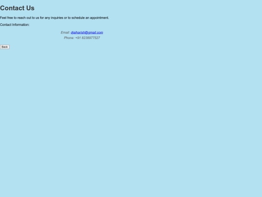 contact screenshot