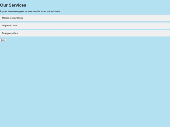 service screenshot
