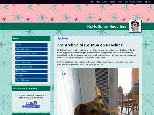archive screenshot
