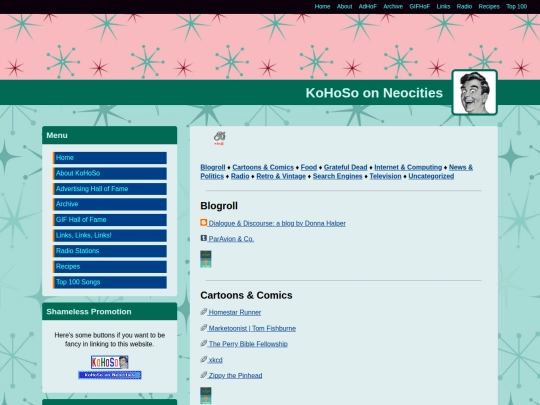 links screenshot