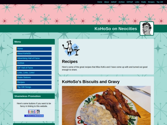 recipes screenshot