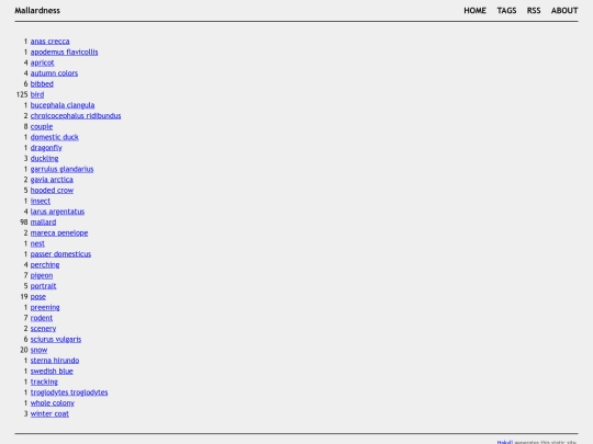 tags screenshot