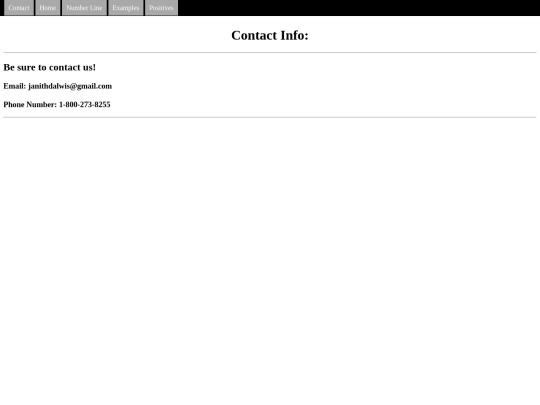 Contact screenshot
