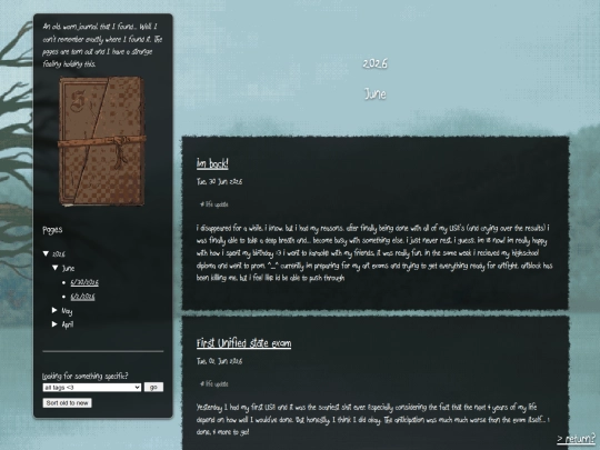 blog screenshot
