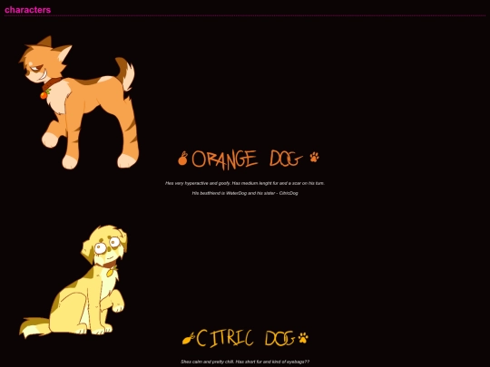 characters screenshot