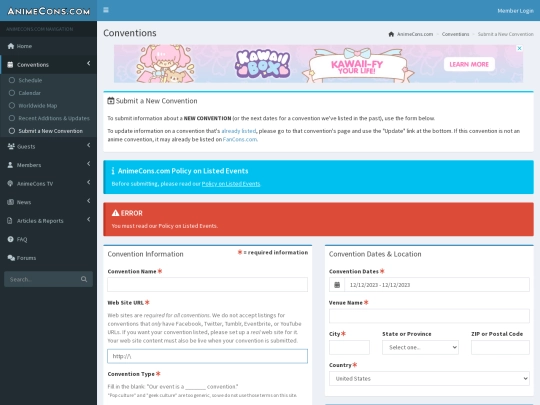 animecons.com.events.update.new.php.xss.p0c screenshot