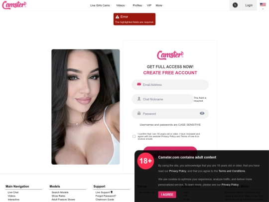 camster.com.register.xss.p0c screenshot
