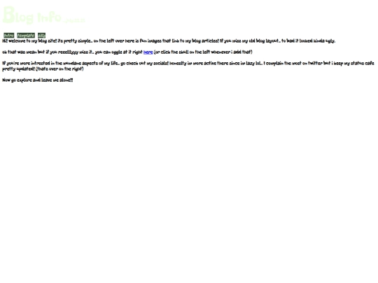 blogs/bloginfo screenshot