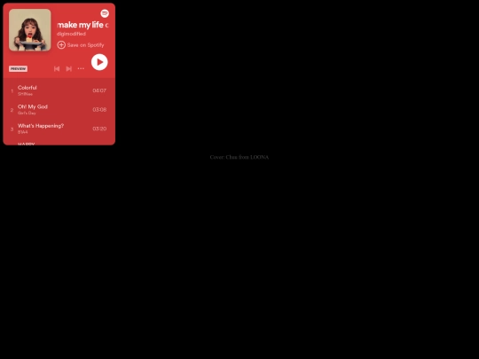 playlists/colorful screenshot