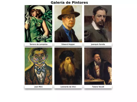Ejercicios/Tema06/06304-galeria_pintores/Index screenshot