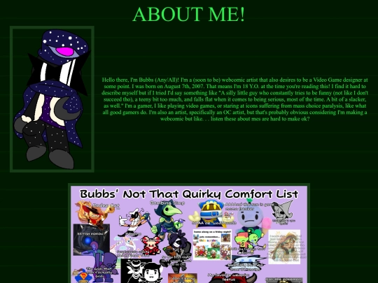 AboutMe screenshot