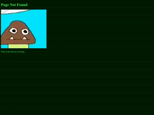 not_found screenshot