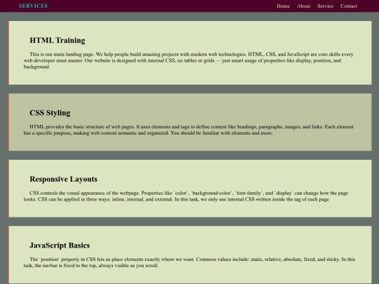 service screenshot