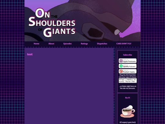 blog screenshot