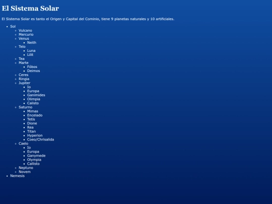 SolSystem screenshot