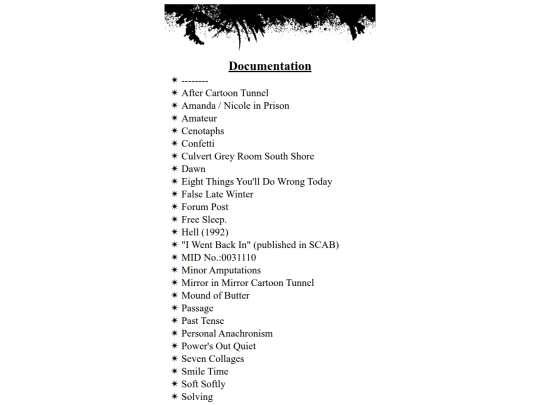 documentation screenshot