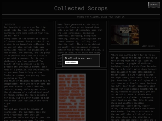 collectedscraps screenshot