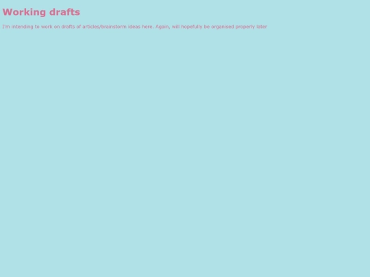 workingdrafts screenshot