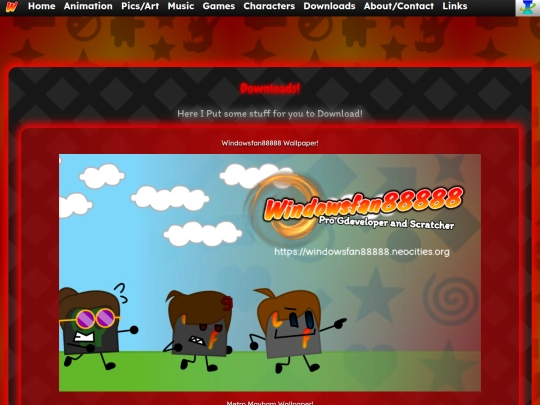 Downloads screenshot