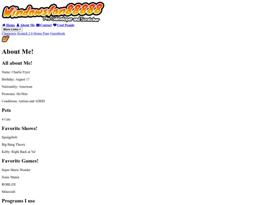 V1/About screenshot