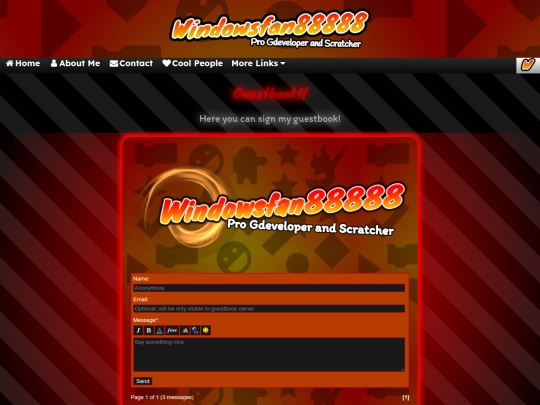 V1/Guestbook screenshot