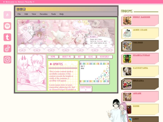 index screenshot