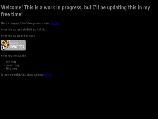 index screenshot