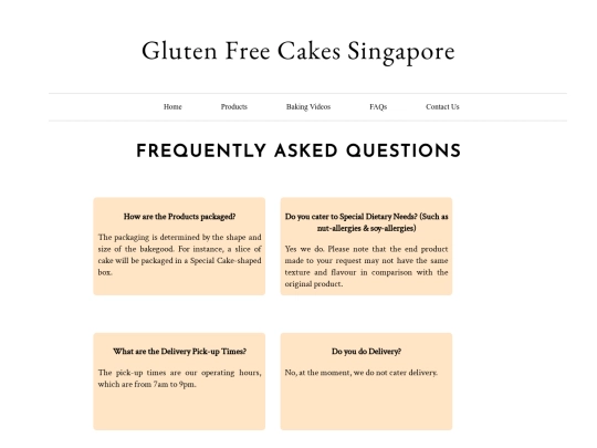 faqs screenshot