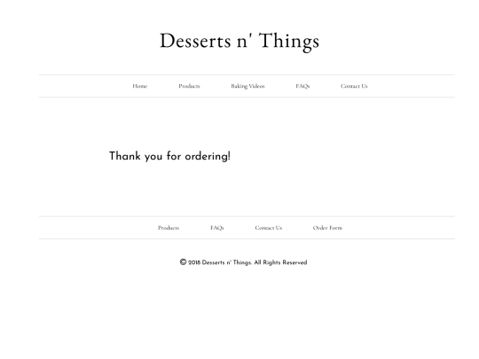 orderform screenshot
