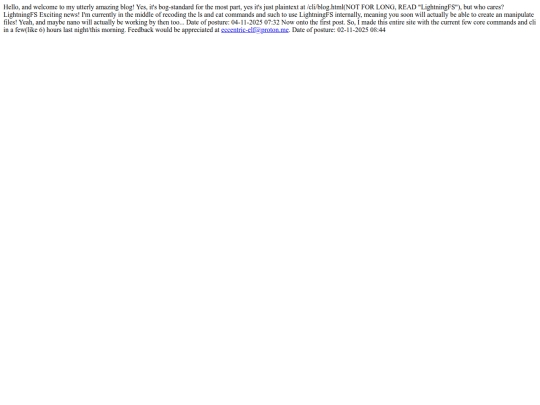 cli/blog screenshot
