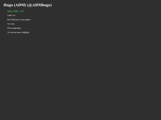 ADMhugo screenshot
