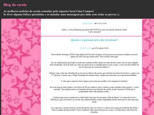 blog screenshot