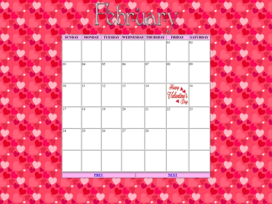 calendar/feb screenshot