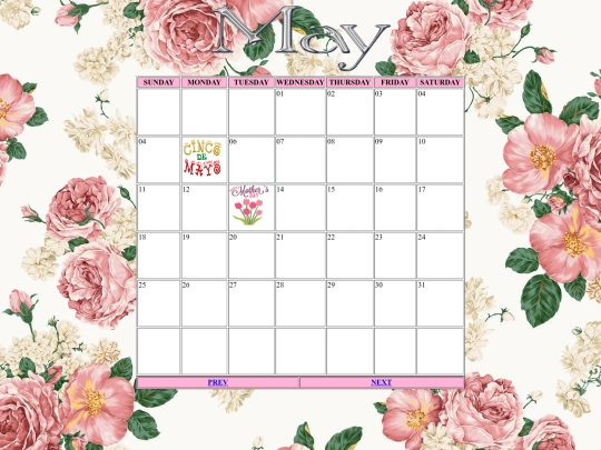 calendar/may screenshot