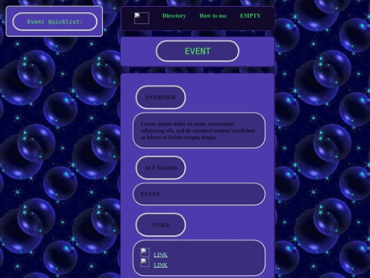 TEST EVENT screenshot