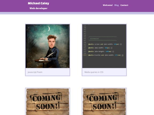 html/blog screenshot