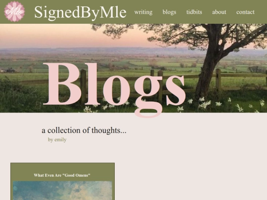 blogs screenshot