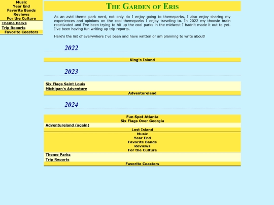 testparks screenshot