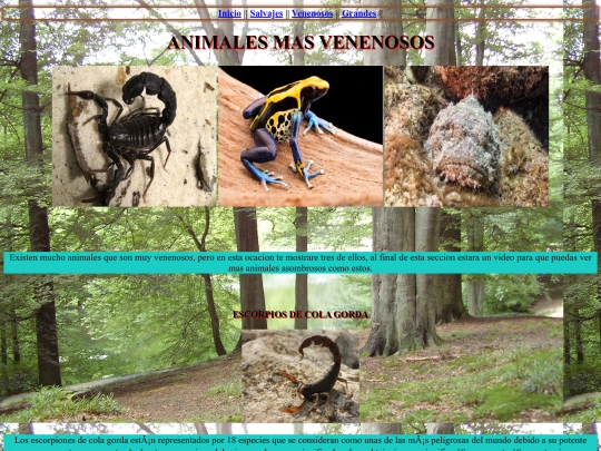Animales/venenosos screenshot