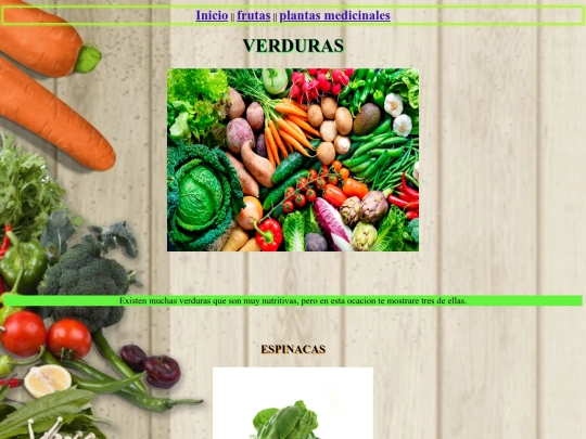 proyecto/verduras screenshot