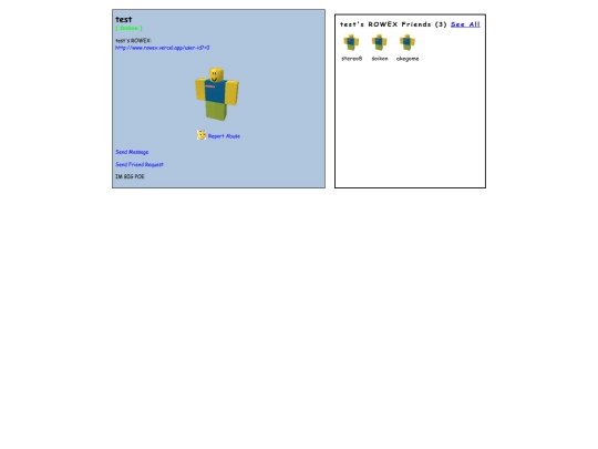 rowex testing/profile-beta screenshot